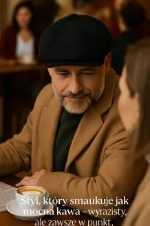 Kaszkiet Męski Peaky Blinders K277D  Ocieplany SHELBY PolarFashion - 6