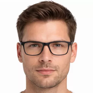 Czarne okulary męskie Solano CL90284A z nakładką clip-on polaryzacja - 8