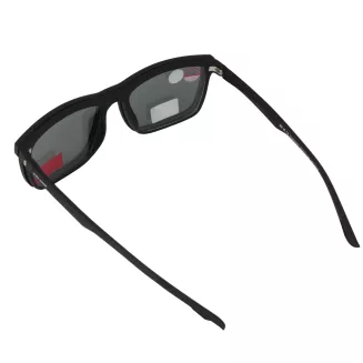 Czarne okulary męskie Solano CL90284A z nakładką clip-on polaryzacja - 7
