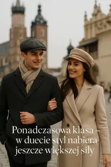 Shelby Kaszkiet Męski Polar Fashion K278B Grafit Jodełka Peaky Blinders - 7