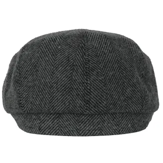 Shelby Kaszkiet Męski Polar Fashion K278B Grafit Jodełka Peaky Blinders - 4