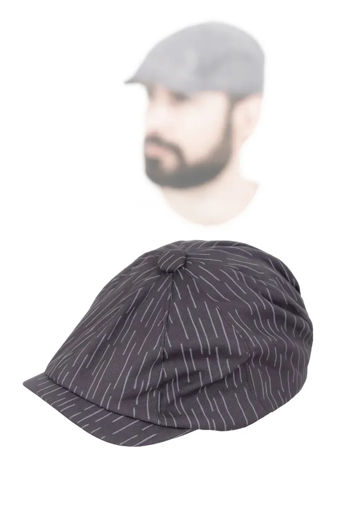 Szary kaszkiet męski bawełniany letnia czapka Peaky Blinders Shelby K225D