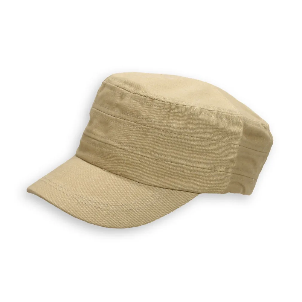 K22B Beige Patrol Cap Cotton