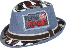 Trilby Niebieski Kapelusz dziecięcy R185B Rocket – styl i komfort Polar Fashion