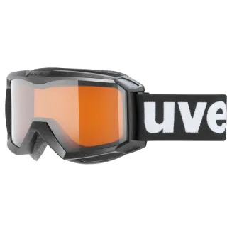 Gogle Uvex FLIZZ LG 55/3/829 na narty snowboard 55/3/829/2012 black mat z szybą lasergold clear S2 o przepuszczalności światła 18-43%