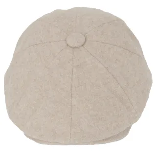 Kaszkiet Męski Beżowo-Piaskowy K272A Styl Peaky Blinders Polar Fashion - 5