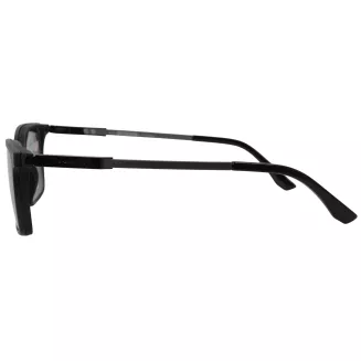 Męskie okulary 2w1 clip-on czarny mat polaryzacja TAC Solano CL90269A - 6