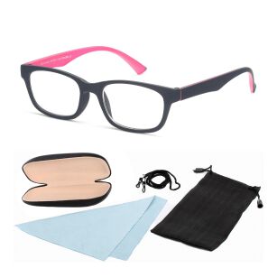 Oprawa korekcyjna Lookers M150D Różowe okulary do czytania