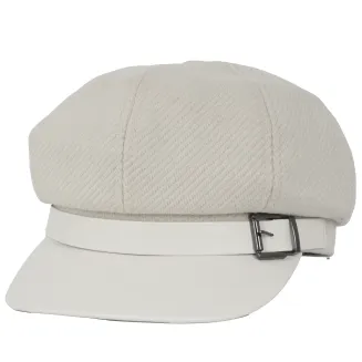 Kaszkiet Polar Fashion K290 – Jasny Beż, Kobiecy Styl i Komfort na Jesień - 5