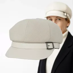 Kaszkiet Polar Fashion K290 – Jasny Beż, Kobiecy Styl i Komfort na Jesień