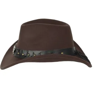 Brązowy kapelusz kowbojski unisex 57–60 cm – Polar Fashion R238F - 5