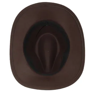 Brązowy kapelusz kowbojski unisex 57–60 cm – Polar Fashion R238F - 3