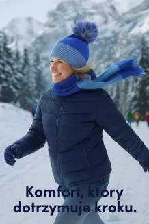 Ciepły Komplet Damski W453C Polar Fashion – Czapka Szal Rękawiczki - 8