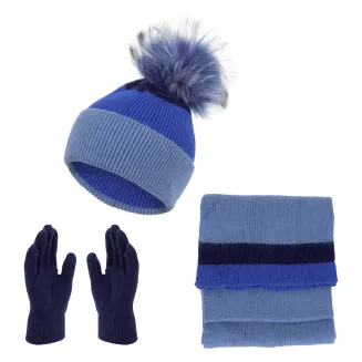 Ciepły Komplet Damski W453C Polar Fashion – Czapka Szal Rękawiczki - 4