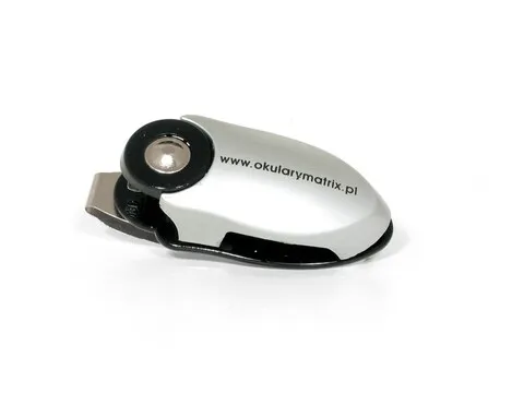 Car Clips For Sunglasses - Silver Matrix