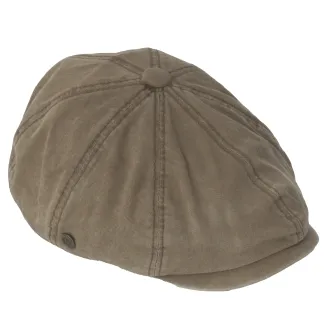 Kaszkiet K268B Shelby  Jasny brąz z charakterem 100% bawełna Polar Fashion - 3
