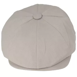 Kaszkiet męski bawełniany beżowy styl Peaky Blinders, gazeciarz letni K304D - 3