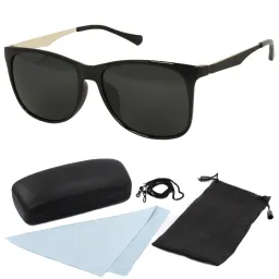 Polar Fashion 6212 C7 Czarne Polaryzacyjne Okulary Przeciwsłoneczne 
