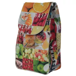 Impregnowana Torba zakupowa do wózka zakupowego 35L T4C z usztywnionym dnem