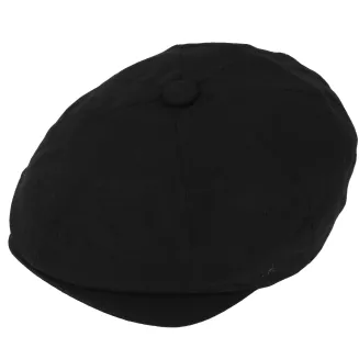 Czarny Bawełniany Kaszkiet Peaky Blinders męski gazeciarz K304G 57-61 cm - 3