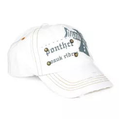K07C White Cotton Baseball Cap