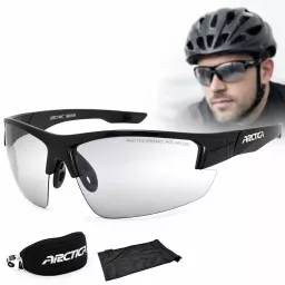 Arctica S364B męskie okulary rowerowe fotochromowe polaryzacyjne UV400