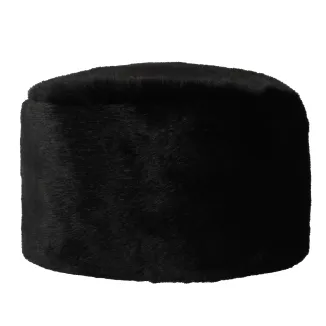 Futrzany Toczek Damski Czarny Miękki Ciepły Elegancki W507J Polar Fashion - 2