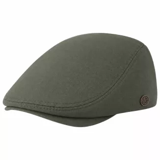 Kaszkiet Męski Bawełniany Khaki Letni Czapka Flat Cap Oliwkowy Zielony K312E - 6