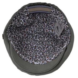 Kaszkiet Męski Bawełniany Khaki Letni Czapka Flat Cap Oliwkowy Zielony K312E - 8