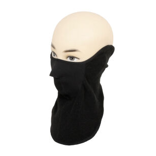 Czarna maska neoprenowa z polarem termoaktywna chusta