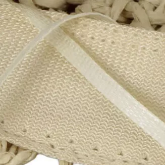 Kapelusz Damski Słomkowy R257C Melanż Czarny Beż Bucket Hat Boho Premium - 6