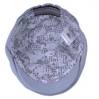 Kaszkiet Męski Bawełniany Szaro Błękitny Letni Czapka Flat Cap Gołębi K312C - 9