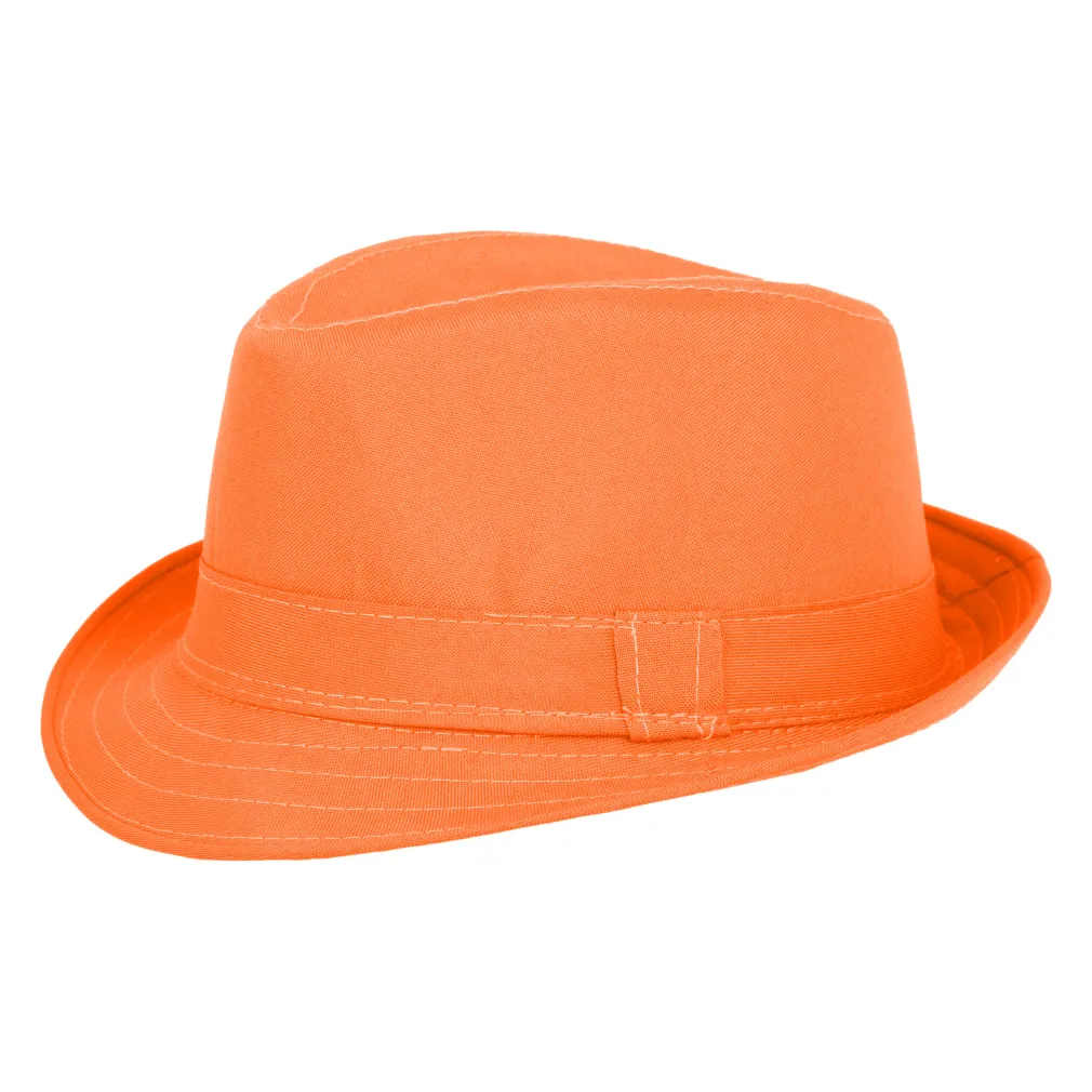 ​Stylowy kapelusz dziecięcy R203D pomarańczowy – Polar Fashion