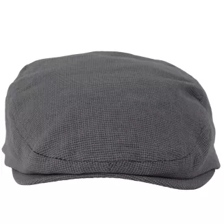 Kaszkiet męski grafitowy K306Ł flat cap bawełniany wiosna lato 57-59 cm - 2