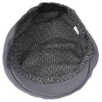 Kaszkiet męski grafitowy K306Ł flat cap bawełniany wiosna lato 57-59 cm - 7