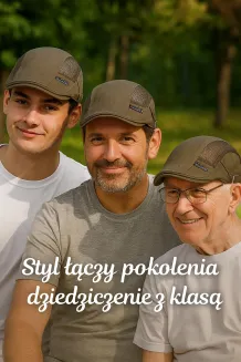 Brązowy Męski Kaszkiet Bawełniany z Siateczką i Regulacją K221C - 5