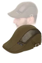 K221C Men'S Flat Cap Cotton