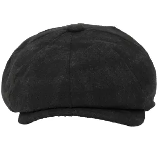 Ciepły Kaszkiet Peaky Blinders Czarna Kratka Shelby K276B PolarFashion - 2