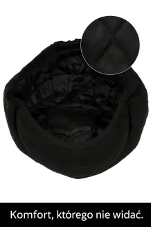 Ciepły Kaszkiet Peaky Blinders Czarna Kratka Shelby K276B PolarFashion - 5