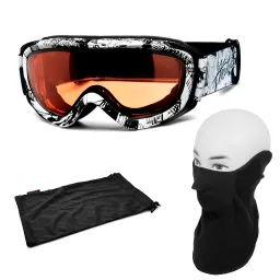 Arctica G75B Brązowe Gogle narciarskie na narty snowboard