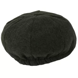 Kaszkiet Męski Ocieplany Gazeciarz Zielony Jodełka Peaky Blinders K283C - 9
