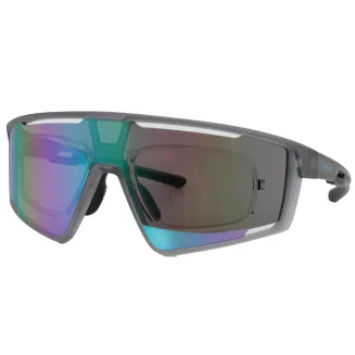 Zobacz Wyraźnie SP60031C Męskie Szaro - Niebieskie Okulary UV400 z Korekcją - 3