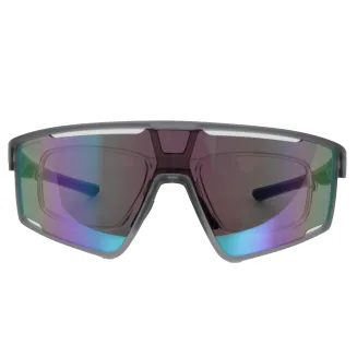Zobacz Wyraźnie SP60031C Męskie Szaro - Niebieskie Okulary UV400 z Korekcją - 4