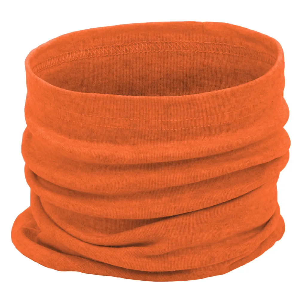 W386E Pomarańczowy Gładki młodzieżowy komin dresowy