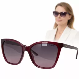 Burgund damskie okulary przeciwsłoneczne polaryzacja Solano 21114C