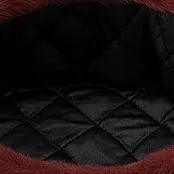 Czapka damska zimowa toczek bordowa burgund elegancka Polar Fashion W507G - 3