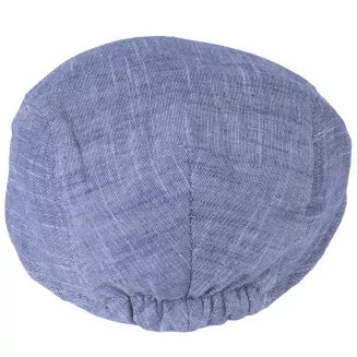 Kaszkiet męski niebieski flat cap bawełniany lekki Polar Fashion K306F - 6