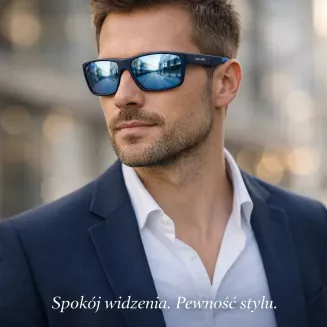 Okulary Przeciwsłoneczne Polaryzacyjne Męskie do Jazdy Autem Solano 21117B - 4