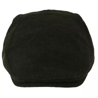Kaszkiet Męski Brązowy Jodełka z Wełną Ocieplany Klasyczny Flat Cap K323D - 3