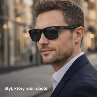 Okulary przeciwsłoneczne męskie Solano SS21124A polaryzacyjne czarne - 7